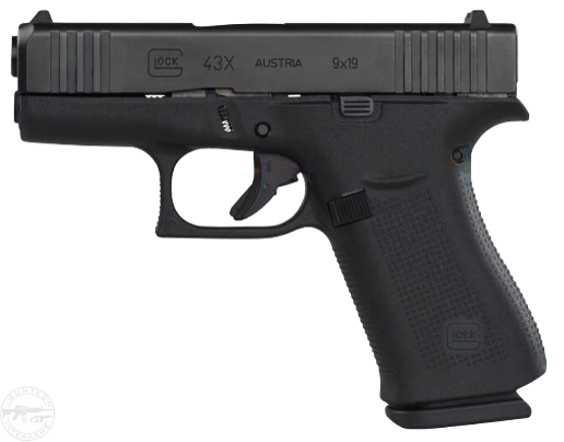 Glock 43X Slimline 9mm Concealed Carry Pistol